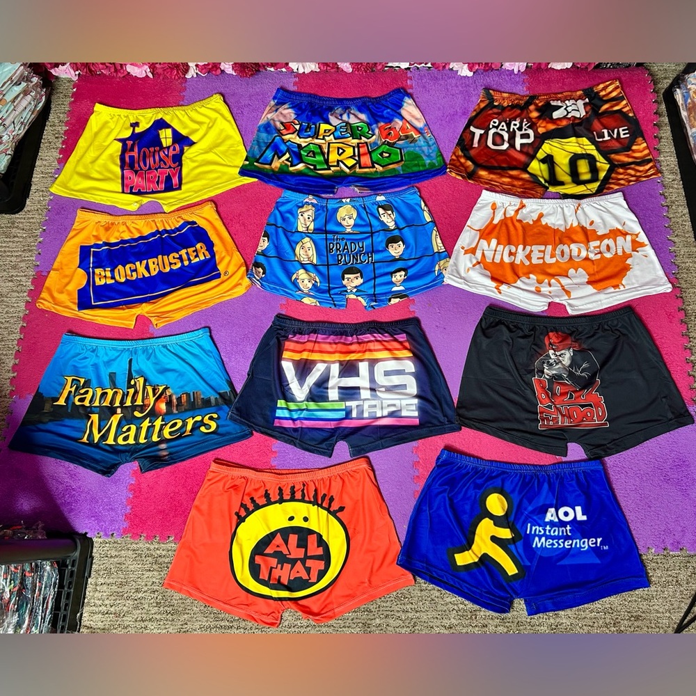 Throwback Nostalgia Shorts – Relive the Best Era! 🎶📼💾 *Unisex*